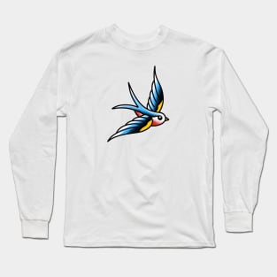 Swallow Tattoo Long Sleeve T-Shirt